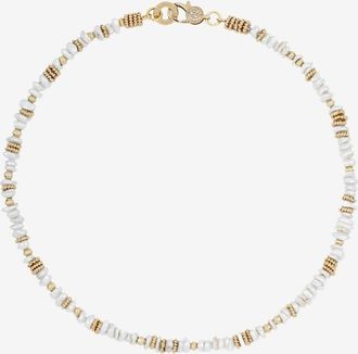 Gas Bijoux Choker-Halskette aus weissem Perlmutt Aloha Mini