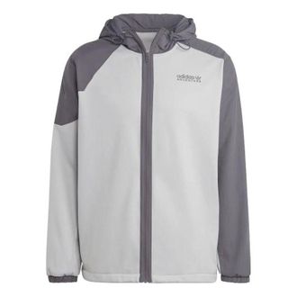 adidas originals Adventure Winter Fabric Mix Hoodie Grey HK5020