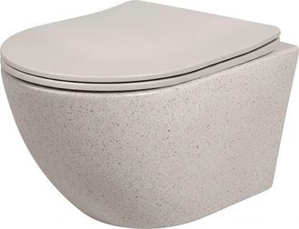 Rea Rea Taza De Inodoro Wc Carlo Mini Tornado Greige