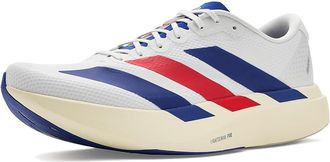 adidas Adizero Evolution SL Running Shoes Mens Shoes White/Mystery Ink/Pure Ruby : 12.5 D - Medium, Rubber