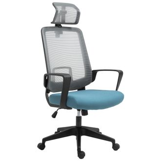 Vinsetto Silla de oficina 63.5x63x125.5 cm azul