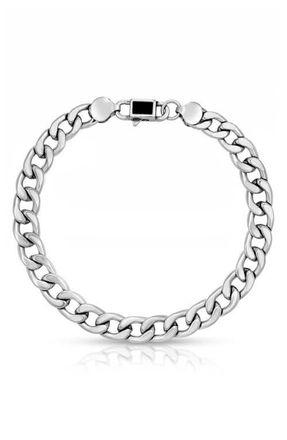 Mr.Ettika Mens Everyday Basic Bracelet in Silver at Nordstrom