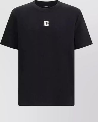 Balmain embroidered logo cotton t-shirt