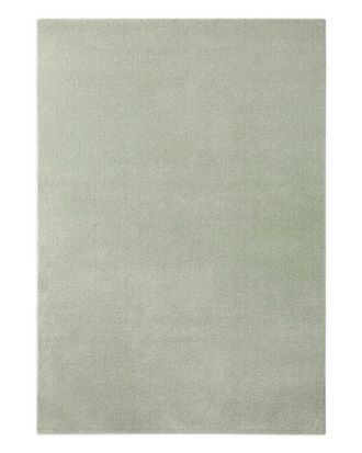 Esprit Alfombra tejida terciopelo corto verde claro 160x230