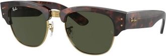 Ray-Ban Authentieke Clubmaster Stijl Zonnebril - unisex - Zonnebrillen - Bruin - 53 MM - Accessoires