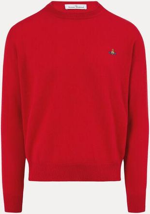 Vivienne Westwood Alex Round Neck Merino Wool / Cashmere Red XL Men
