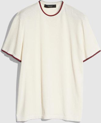Gucci Silk Cotton Blend Sweater, Size XL, White