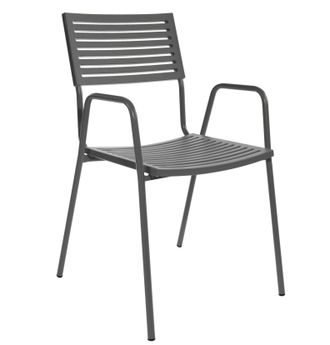 Schubiger M&ouml;bel Gartenstuhl Bodensee Lamello mit Armlehne