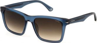 Police Womens SPLN35M 55 530955 Sunglasses - Blue - One Size