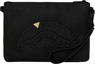 Sprayground Sprayground, Tassen, unisex, Zwart, ONE Size, Zwart Goud Tand Crossover Clutch