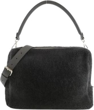 Fendi Pre-owned LUI Large Lamsscheerling Schoudertas - Dames - Vintage Schoudertas - Grijs - ONE Size - Vintage