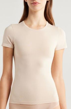 Nordstrom Seamless Layering Tee in Beige Smoke at Nordstrom Rack, Size X-Large