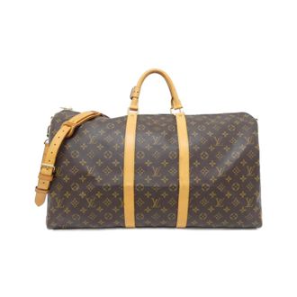 Louis Vuitton Brown Coated Canvas Boston Bag (Pre-Owned)
