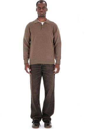 Drumohr Lambswool Knit Polo-Shirt