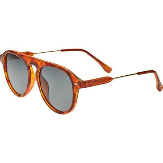 Simplify Carter Polarized Sunglasses in Tortoise/black at Nordstrom