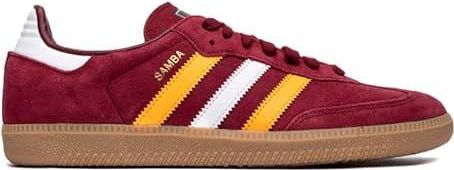 adidas Adidas Samba OG Mens Suede Series, Bordeaux collégial/jaune ras ...