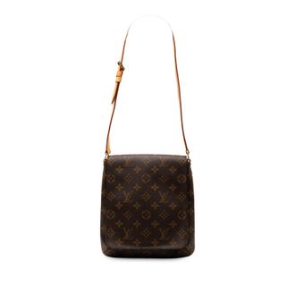 Louis Vuitton Pre-owned Womens Monogram Musette Salsa Short Strap - Brown Textile - One Size