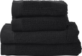 Zone Denmark Classic Set of 2 Bath Towels in Black at Nordstrom