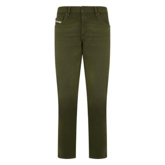 Diesel Slim-fit Jeans, male, Green, Size: W28 D-Strukt Slim Jeans