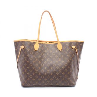 Louis Vuitton Brown Monogram Leather Handbag Tote Bag (Pre-Owned)