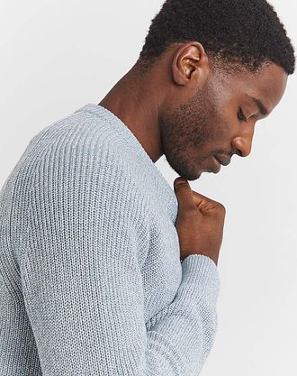 Jacamo Twist Crew Neck Jumper