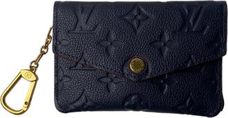 Louis Vuitton Monogram Empreinte Navy Red Color Leather Coin Purse/Coin Case (Pre-Owned)