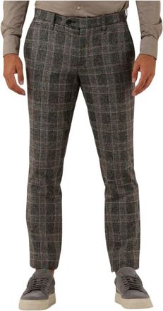 Alberto Beige Heren Broek Steve - Heren - Straight fit broeken - Veelkleurig - W30 L34 - Broeken