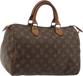 Louis Vuitton Speedy Handbag Monogram Canvas Multicolour Canvas Handbag (Pre-Owned)