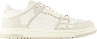 Amiri Skel Top Low Sneakers - Amiri - Leather - Beige