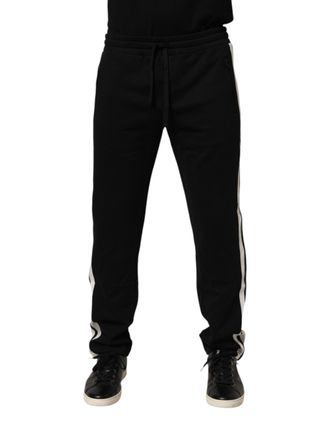 Dolce & Gabbana Mens Cotton Sweatpants Joggers Black