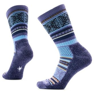 Smartwool Everyday Cozy Fair Isle Sweater Crew Socks Multifunktionssocken f&uuml;r Damen | blau