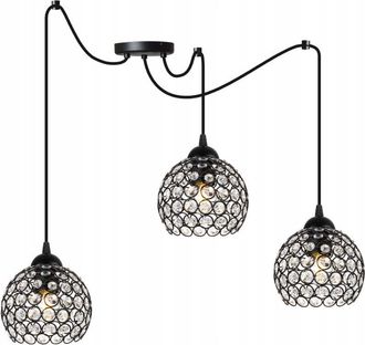 OEM L&aacute;mpara De Techo Colgante Spider, Plaf&oacute;n De Cristal