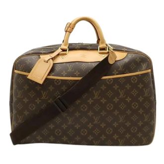 Louis Vuitton Pre-owned Weekend Bags, unisex, Brown, Size: ONE SIZE Pre-owned Vintage Canvas Weekend Bag