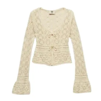 Aniye By Cardigans, female, Beige, Size: M Aniye By Sweaters
