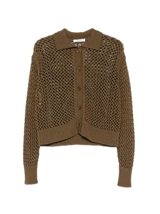 Max Mara opengebreid vest