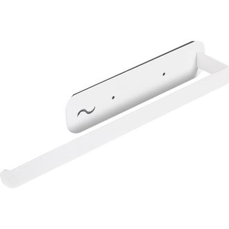 OEM Soporte Magn&eacute;tico Para Rollo De Papel De Cocina, Blanco, Acero Al Carbono, No Requiere Taladrar, Montaje En Pared