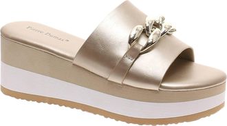 Pierre Dumas Womens Saint-3 Sandal In Gold