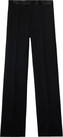 Burberry Pantaloni dritti in lana - Nero