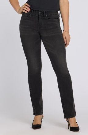 NYDJ Marilyn Waist Match Straight Leg Jeans in Arch Rock at Nordstrom, Size Xx-Small