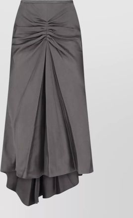 Victoria Beckham midi asymmetric skirt