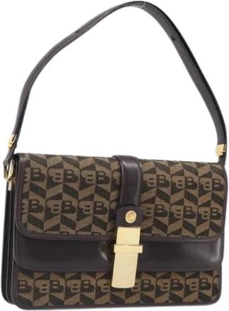 Bally Pre-owned Shoulder Bag - Dames - Vintage Schoudertas - Bruin - ONE Size - Leer - Vintage