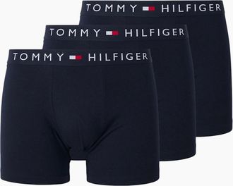 Tommy Hilfiger Mens Tommy Hilfiger Mens Underwear 3Pack Soft Boxer - Navy - Size: 33/32/32