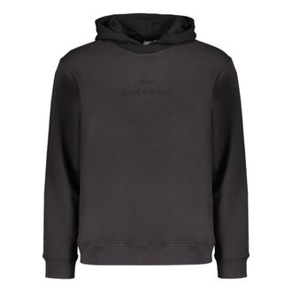 Paul & Shark Paul & Shark, Hoodies, male, Black, Size: 2XL Hoodie in Active Fleece Cotton