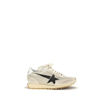 Golden Goose Beige Kalfskleed Bos Taurus Atletische Sneakers