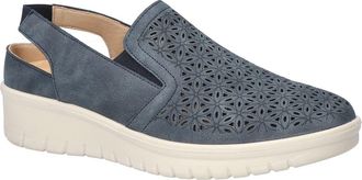 Easy Street Petal Laser Cut Slingback Sneaker in Navy at Nordstrom Rack, Size 6.5