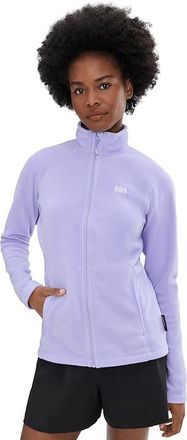 Helly Hansen Fleece Jacket Womens Sweater Bright Lavender : LG, Elastane/Fleece/Polyester