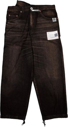 Miharayasuhiro Jeans con tasche - Marrone