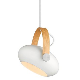 Halo Design Flexible Pendellampe d.c. Weiss/Eiche