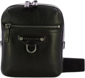 The Bridge Iacopo Crossbody - Heren - Schoudertassen - Zwart - ONE Size - Leer - Tassen