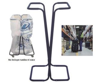 Viso Caballete Para Sacos De Residuos Metalworks Ss800